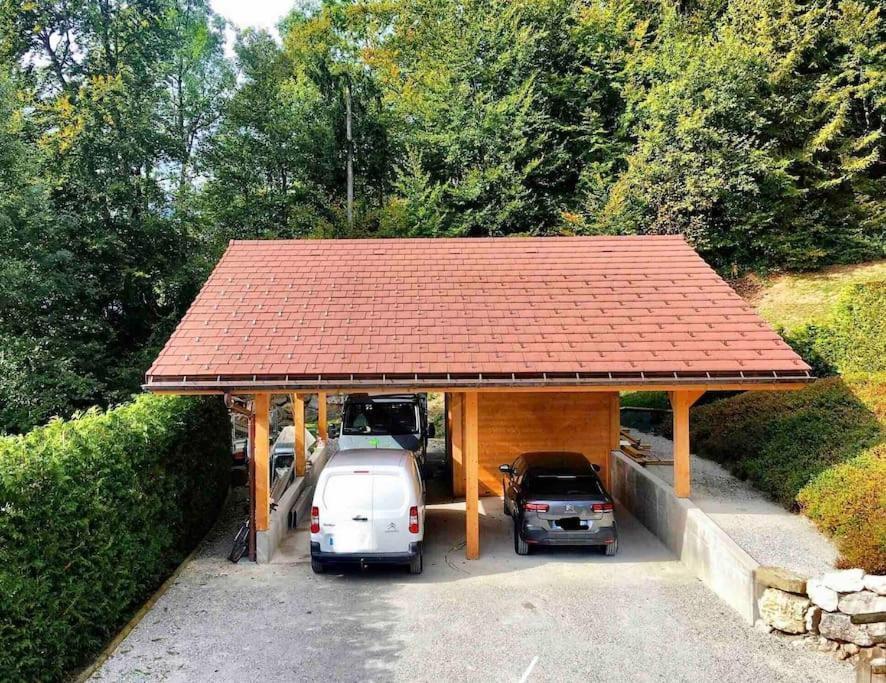 Androsace Appartement Dans Chalet Bois Avec Jacuzzi Privatif Terrasse Et Vue Montagne Les Villards-sur-Thônes Екстериор снимка